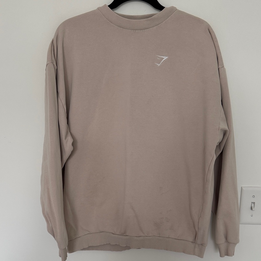 Gymshark Taupe Crewneck Sweater - Size XS